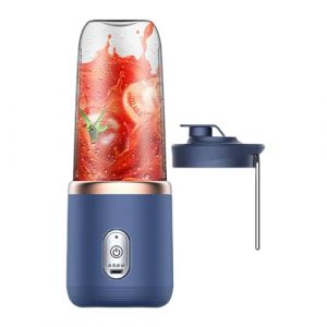 Mixeur Portatif Pour smoothies, 400 Ml Mélangeur Portable smoothies Maker, 400ML smoothies Mixer Avec Tasses, Brosses Et 6 Lames, Mixeur Portable, Pour Voyage Salle De Gym Cuisine (Mineatig, neuf)