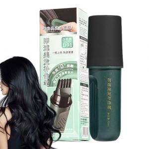 XIAOXIAOYU B&acirc;ton de couverture pour cheveux gris | Peigne correcteur gris portable, b&acirc;ton de teinture instantan&eacute;e anti-transpiration pour hommes, femmes, adultes (syfmbz, neuf)