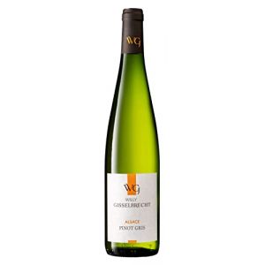 Vin Blanc - Pinot-Gris Gisselbrecht - AOC Alsace - 1 bouteille 750 ml (l'Alsace en direct, neuf)