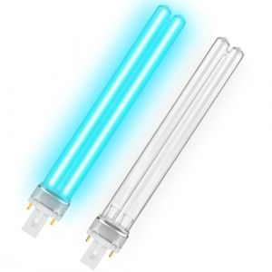 Ddlisu Ampoule UV de Remplacement 11W G23 PLS, Ampoules G23 UVC 2 Broches PLS, Lampe de Désinfection AC 220-240, Pour Machine à filtres UVC Pond ou Clarificateurs, 2 Pièces (enshishiyidanlikejiyouxiangongsi, neuf)