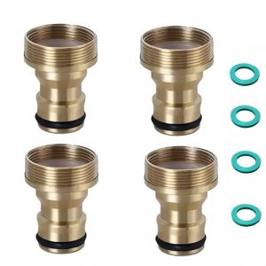 Changyeah Adaptateur de Tuyau,4 raccords de Robinet universels pour mitigeur,Adaptateur de Tuyau,Raccord Rapide,Raccord de Tuyau d'arrosage (guizhoulailierdianzishangwuyouxiangongsi, neuf)