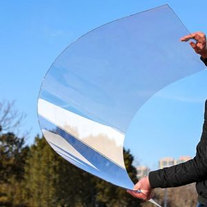 Transparent Plaque Polycarbonate,Marquise De Porte Exterieur,Couverture De Toit pour Serre Jardin Toiture,Panneau Anti-Pluie D&eacute;coupable,pour Marquise de Porte Exterieur Pergola Jardin Exterieur Serre (xiongwu gao, neuf)