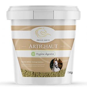 PRINCE EQUIN - ARTICHAUT - Complément nutritionnel Cheval - Seau 1 kg - Confort intestinal - Drainage hépatique - Digestion - Marque Française (Prince Equin, neuf)