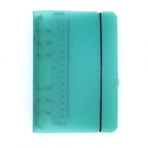 A6 / A5 6 trous coloré PP couverture anneau rond vue classeur dossier pour feuilles mobiles protecteurs / recharge de cahier / bricolage Scrapbooking (Green, A5 combo) (SHSQDZ, neuf)