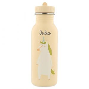 upstitch studio Trixie Sac à dos et gourde pour enfants, sac à dos de maternelle, sac à dos de kitard/gourde, personnalisable avec nom individuel ou en kit, Motif licorne, Flasche 500ml, Moderne (upstitch studio, neuf)