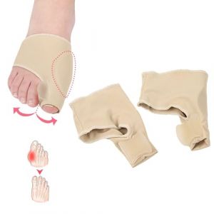 KARELLS Hallux Valgus Correcteur Jour Nuit,Chaussettes Hallux Valgus,Détente du Gros Orteil,Gros Redresseur Orteil,Correcteur Attelle avec Gel Coussinet(EU37-45, Peau) 1 paires (UPPCY, neuf)