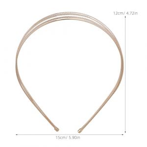 Hohopeti 3pi&egrave;ces Lot De Bandeaux M&eacute;talliques Fins Multicouches Serre-t&ecirc;te D&eacute;coratif Ajustable Pour Femmes Accessoires Cheveux Pour Mariage F&ecirc;te Et Usage Quotidien (Orcchid, neuf)