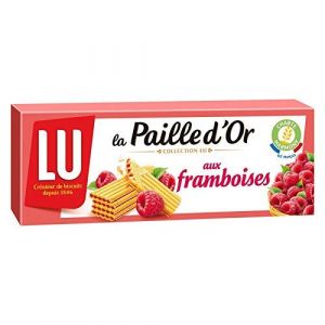 LU PAILLE D'OR - Paille D'Or Framboise 170G - Lot De 4 - livraison offerte (La Famille &agrave; Table! - LF&agrave;T!, neuf)