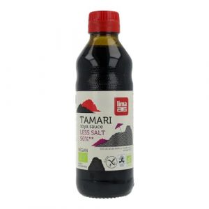 Sauce de soja sans gluten (50% moins de sel) BIO 500 ml - LIMA (Parapharmacie Centrale, neuf)