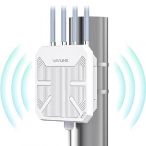R&eacute;p&eacute;teur WiFi 6 Mesh Exterieur Longue Port&eacute;e AX3000, WN573HX3 Outdoor Bi-Bande Gigabit Point d'Acc&egrave;s PoE/Amplificateur WiFi sans Fil Puissant (4x8dBi Antennes, &Eacute;tanche IP67, MU-MIMO, 256 Appareils) (TamperSeals Group Ltd., neuf)