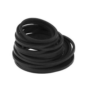 fivekim 20 pièces Universal Mix Cassette Tape Hine Belt Assorted Common Square Rubber Belt for Recorders WalkmanDVD Drive 2mm Small Belt Black (Tanmo, neuf)