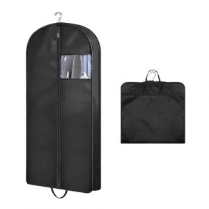 TenaLucy Housse Vetements a Suspendre,60 * 127-10cm Noir Housse de Rangement Vetement Housse Vetement Voyage Housses de Vêtements Housse Chemise avec Fermeture Éclair,pour Chemise Manteaux(M) (mingyufamly, neuf)