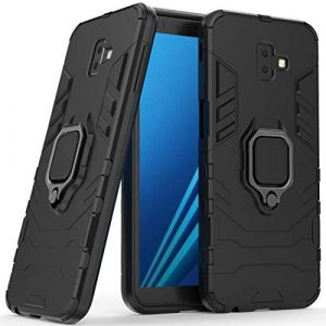 Compatible avec Galaxy J6+ (2018) Coque, Anneau de Support T&eacute;l&eacute;phone Voiture Magn&eacute;tique Bague 360 &Eacute;tui de Protection pour Samsung Galaxy J6 Plus (Noir) (DaMain, neuf)