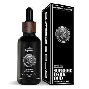 Huile à barbe Oud Parfum pour homme – Contre les pellicules – Bois boisé épicé – Parfum bois d'aigle – Parfum de la forêt – Bartstoppel© Série Japan Soin de la barbe (Bartstoppel© Cosmetics, neuf)