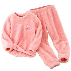 Pyjama Enfant Gar&ccedil;ons Et Filles Hiver Pilou Ensembles De Pyjama Polaire, V&ecirc;tements De Nuit Deux Pi&egrave;ces Chemise De Nuit, Flanelle Sleepwear &agrave; Manches Longues Ensemble De Pyjamas (Mumuki, neuf)