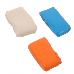 UKCOCO Kit de Nettoyage pour Embouts de Ponceuse &agrave; Ongles P&acirc;te D&rsquo;Entretien pour Outils de Manucure Lot de 3 Couleurs P&acirc;te Nettoyante pour Limes et Accessoires Entretien Professionnel (Gaporgira, neuf)