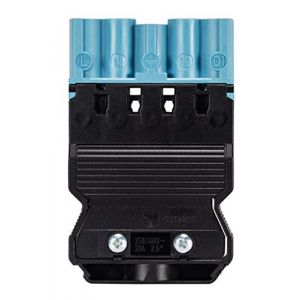 Wieland 92.954.4453.0 connecteur 375.106 m&acirc;le Aereo Conex Vis Plane, Bleu pastel (Belondis Store, neuf)