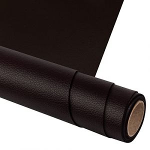 Kit de r&eacute;paration en cuir synth&eacute;tique - Autocollant - 60 x 300 cm - Patch en cuir synth&eacute;tique - Kit de r&eacute;paration marron fonc&eacute; - Pour chaise de bureau, t&ecirc;te de lit, canap&eacute; (BOJIEDIANZI, neuf)