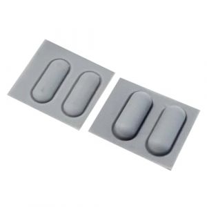 ZAHARA Rubber Foot Strips Pied en Caoutchouc pour Dell Latitude 5500 5501 5502 5505 5509 5510 5511 Precision 3540 3541 3542 3550 3551 Grey 4PCS Rubber Feet (fengguya, neuf)