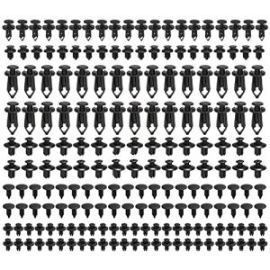 190 Pi&egrave;ces Clips Voiture, Rivet Clip Plastique Voiture R&eacute;parationn Automobile, Rivets en Plastique Attaches, Rivet Clip Plastique Fixation Universel Auto Panneaux Garniture de Porti&egrave;re (Shunweixi-EU, neuf)