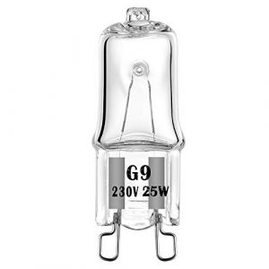 EKSAVE Lot de 4 Ampoule halogène G9 Pour Four Oven 25W 230V Ampoule à Tolérance de 300°C (Eksave, neuf)