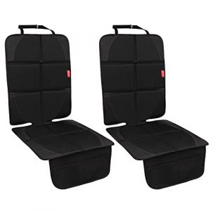 MORROLS Protecteur de Siège de Voiture, Protection Siège Couvre Siège Voiture pour Enfant/Chien avec Organisateur, Couvre Siège Auto Antidérapage（Noir,2 Pack） (Morrols FR Store, neuf)