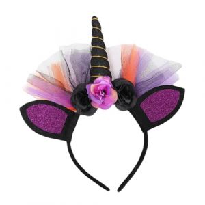 VANZACK -tête Corne De Licorne Pour Halloween Accessoire De Coiffure Pour Cosplay Décoration De Cheveux Corne De Licorne (Theo Lian, neuf)