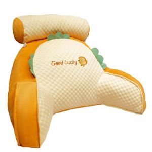 BaoT8YLu Oreiller de Lecture de lit, Repose-Dos 2 en 1 pour s'asseoir dans Le lit, Oreiller de canapé Multifonctionnel avec accoudoirs, Confort Et Ergonomie Coussin Cale Dos Canapé pour Lit Fauteuil (baihuo?????-1, neuf)