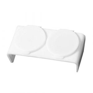 LIFKOME Bol &agrave; Ongles Double Godet Avec Couvercle, , Compact, Pour Nail Art Et Manucure Par Trempage, Accessoires Nail Art Mains Et Ongles, Nettoyage Pinceaux (Yaeerang, neuf)