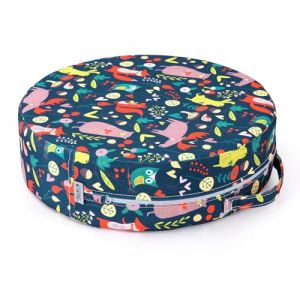 Coussin R&eacute;hausseur Chaise Enfant Si&egrave;ge Antid&eacute;rapant Lavable Mousse M&eacute;moire pour B&eacute;b&eacute; Gar&ccedil;on Fille Infantile Repas (Bleu Marine) (Xunlefei, neuf)