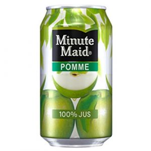 MINUTE MAID Lot de 24 Canette pomme 33 cl (B.L.K, neuf)