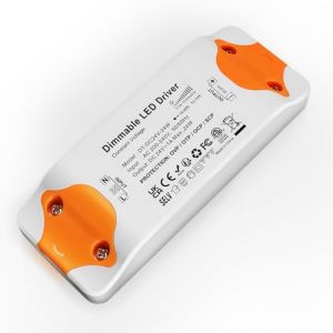 REYLAX Transformateur LED 24V Dimmable TRIAC, 24W 1A Alimentation de Tension Constante, Transformateur 220V 24V Basse Tension AC à DC, Transfo Led Convertisseur pour LED Bande Lumineuse (REYLAX, neuf)