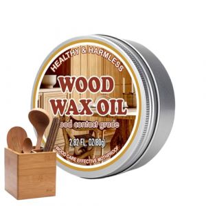 Cire pour la Planche à Découper en Bois | Produit d'Entretien pour Planche à Découper,Cire de Soin Douce 80g Pour Bloc de Découpe, Tiroirs, Armoires et Ustensiles (zerity, neuf)