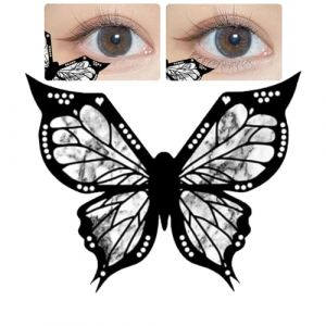 Tampon Eye-liner Papillon, Pochoir Eye-liner Papillon Noir, Tampon Eye-liner Ailé Réutilisable, Outil Multifonctionnel D'eye-liner Papillon, Pochoirs Eye-liner Pour Aile Des Yeux, Débutants (babiesian, neuf)