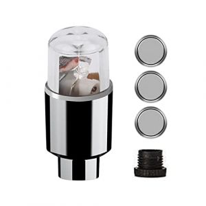 Bexdug 2 Bouchon Valve Pneu - Bouchons Valve LED avec Lumières,Bouchons tiges Valve Pneu Voiture vélo Moto étanche Pneu a parlé Flash lumières, Roue, 2 (Zhise, neuf)