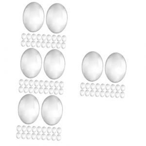 Healeved 120 Pièces Carte de couleur de verre à ongles vernis à ongles transparent Titulaires presentoir ongles présentoir ongle ongles huile cuticules ongles présentoir à ongles (Sonieg, neuf)