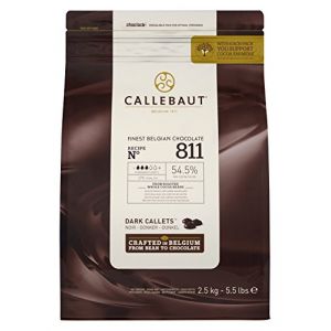 CALLEBAUT N 811 Chocolat Noir Belge 54,5% - Poids 2,5 kg (Baktotaal, neuf)