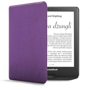 Forefront Cases &Eacute;tui pour Pocketbook Touch Lux 5 et Lux 4 et HD 3 et Pocketbook Color (Colour) 2020 - Violet - Mince et L&eacute;ger &Eacute;tui, Fonction Automatique Veille/R&eacute;veil Intelligente Coque (Housse) (Forefront Cases, neuf)