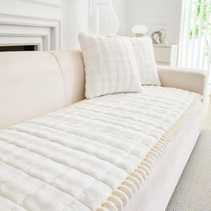 GKXLH Housse de canap&eacute; &eacute;paisse - Nouvelle Polaire Douce au Lait Housse canape 2, 3, 4 Places, Universelle Housse canap&eacute;, antid&eacute;rapante Housse canap&eacute; 3 Places pour Protecteur de canap&eacute; (70x150cm) (hengweiuk, neuf)