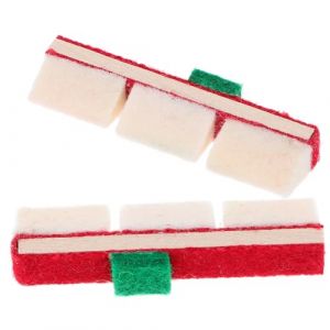 Vaguelly 2 pi&egrave;ces Accessoires Entretien pour Piano &Eacute;touffoir Feutre de Laine et Bois Silencieux pour Piano Droit (Bustling Xin, neuf)