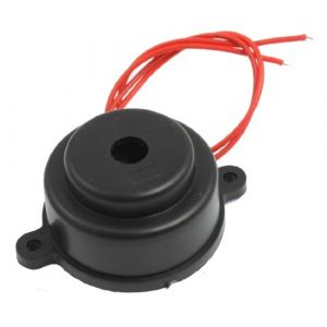 sourcing map Alarme Buzzer Sound 80dB Boîtier Noir AC 220V 2 Fils électronique Industrielle (Weisser Berg, neuf)