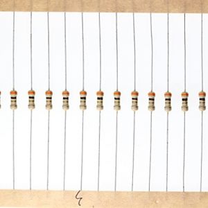 HUABAN 200 Pièces 0.25 Watts 1/4W 3R0 3 Ohm 5% Résistance à couche de carbone (ERIC ELECTRONICS TECHNOLOGY LIMITED, neuf)