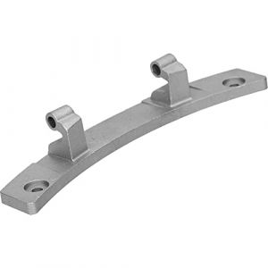 Charnière de porte Porte en verre Charnière compatible avec Electrolux AEG Professional pour sèche-linge Sèche-linge Assemblage de poignée de porte 136625323/3 1366253233 (TOP-Ersatzteillager GmbH, neuf)