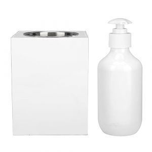 Chauffe-huile de Massage pour Massage Professionnel Spa, Chauffe-lotion à Domicile avec Pompe à Bouteille en Aluminium, Doublure Intérieure, Chauffe-lotion à Chaleur Rapide, (Zhjvihx-EU, neuf)
