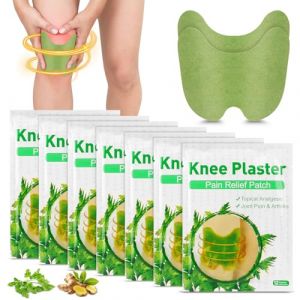 Mineup 84PCS Patch Anti Douleur Genou, Knee Pain Relief Patch, Patch de soulagement de la Douleur au Genou, Patch Genoux Anti Douleur pour Douleurs au Cou Nuque Epaules Articulations Courbatures (HUAYI -EU, neuf)