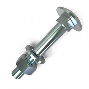 20 x Boulons M8 x 70 t&ecirc;te ronde collet carr&eacute; Vis TRCC avec &Eacute;crou et Rondelle Longueurs 20-200mm choix: 20x M8x70 (AUPROTEC, neuf)