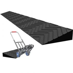 Rampe de Seuil Portables Intérieures/extérieures de 1 à 10 Cm, Rampes pour Robot de Balayage de Scooter en Fauteuil Roulant, Rampe de Seuil de Surface Antidérapante pour Fauteuil Roulant, Scooter ( Co (XGQ XZWC, neuf)