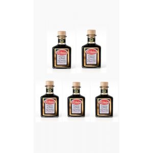 D&rsquo;Amico Vinaigre Balsamique de Mod&egrave;ne I.G.P &ndash; 90% de mo&ucirc;t de raisin, densit&eacute; 1,35, sans additifs &ndash; id&eacute;al pour salades, fromages, fraises & antipasti (5 x 250 ml) (DAmico Spezialit&auml;ten, neuf)