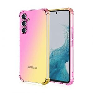 RankOne Coque de Téléphone Convient pour Samsung Galaxy A54 5G (6.4" inches) Transparent TPU Silicone Dégradé de Couleur Case - Or Rose (Rankone, neuf)