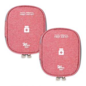 YZROHYI 2 Pi&egrave;ces Petite Trousse Pharmacie Vide,Trousse Premier Secours Mini,Pochette Medicaments Voyage,Sac de Rangement de M&eacute;dicaments,Trousses M&eacute;dicale Vide,Sac d'urgence Medical pour Voiture (Jonasvivi Kft., neuf)